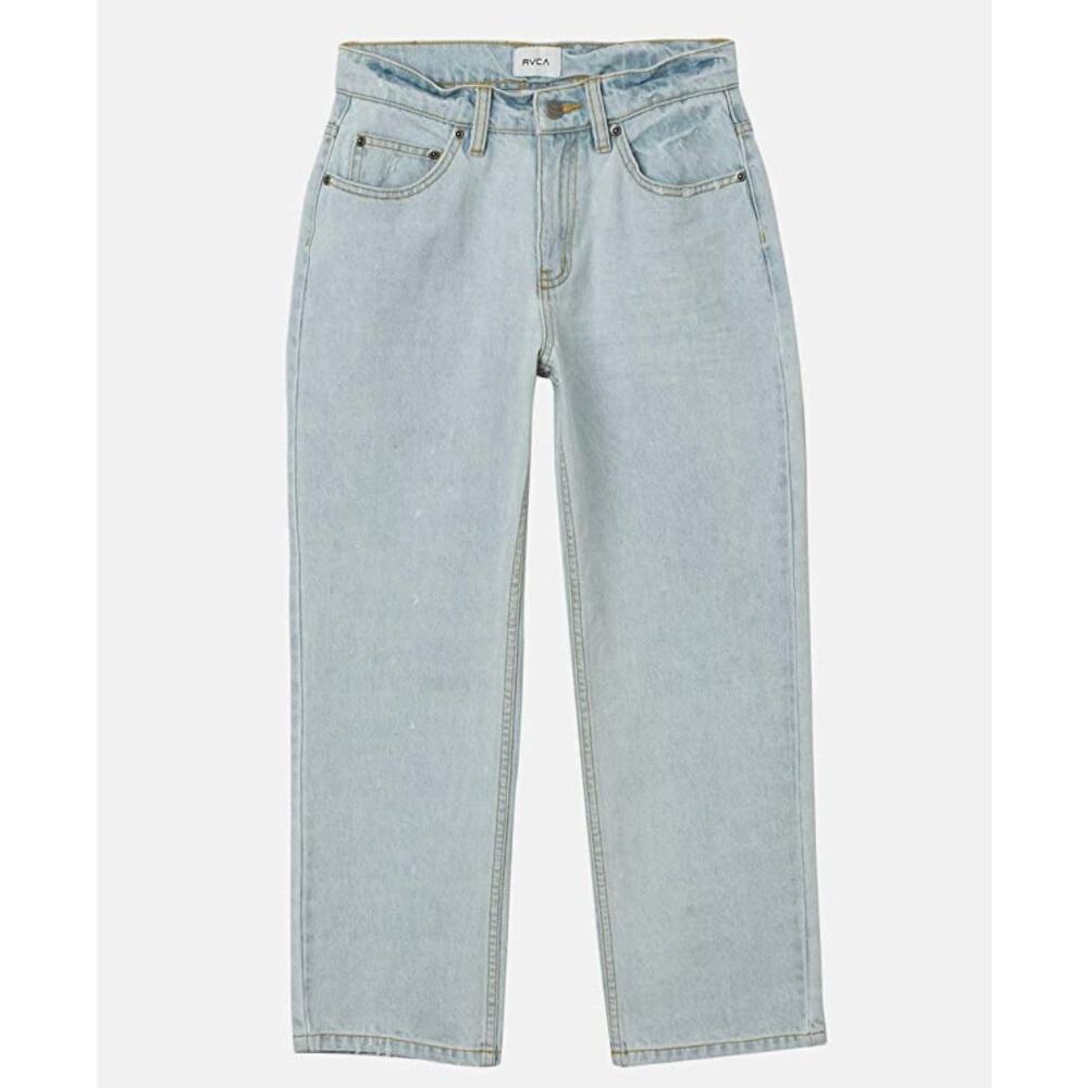 RVCA Filtered Skater Distressed Jean | Bleachout | Womens 28 NWT - Picture 3 of 11
